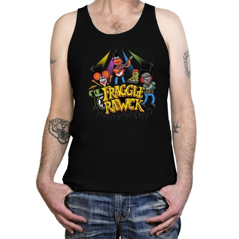 Fraggle Rawk - Tanktop Tanktop RIPT Apparel X-Small / Black