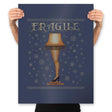 Fragile - Prints Posters RIPT Apparel 18x24 / Navy