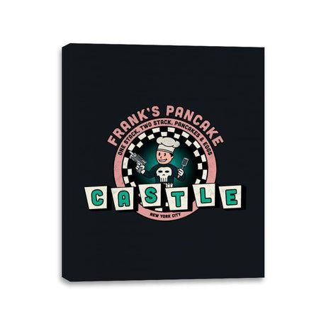 Frank’s Pancake Castle - Canvas Wraps Canvas Wraps RIPT Apparel 11x14 / Black