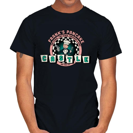 Frank’s Pancake Castle - Mens T-Shirts RIPT Apparel Small / Black