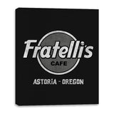 Fratelli's Rock Cafe - Canvas Wraps Canvas Wraps RIPT Apparel 16x20 / Black