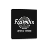 Fratelli's Rock Cafe - Canvas Wraps Canvas Wraps RIPT Apparel 8x10 / Black