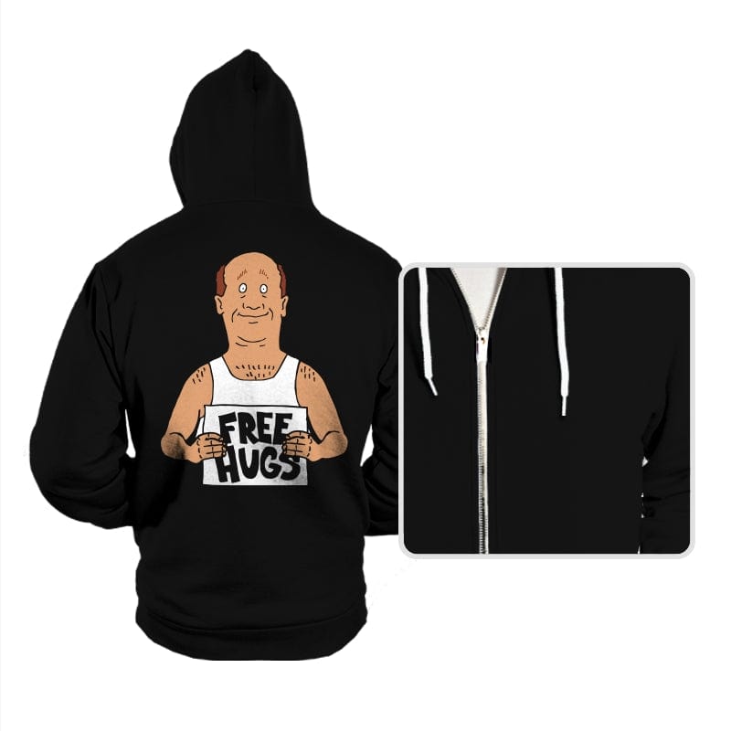 Free Hugs - Hoodies Hoodies RIPT Apparel Small / Black