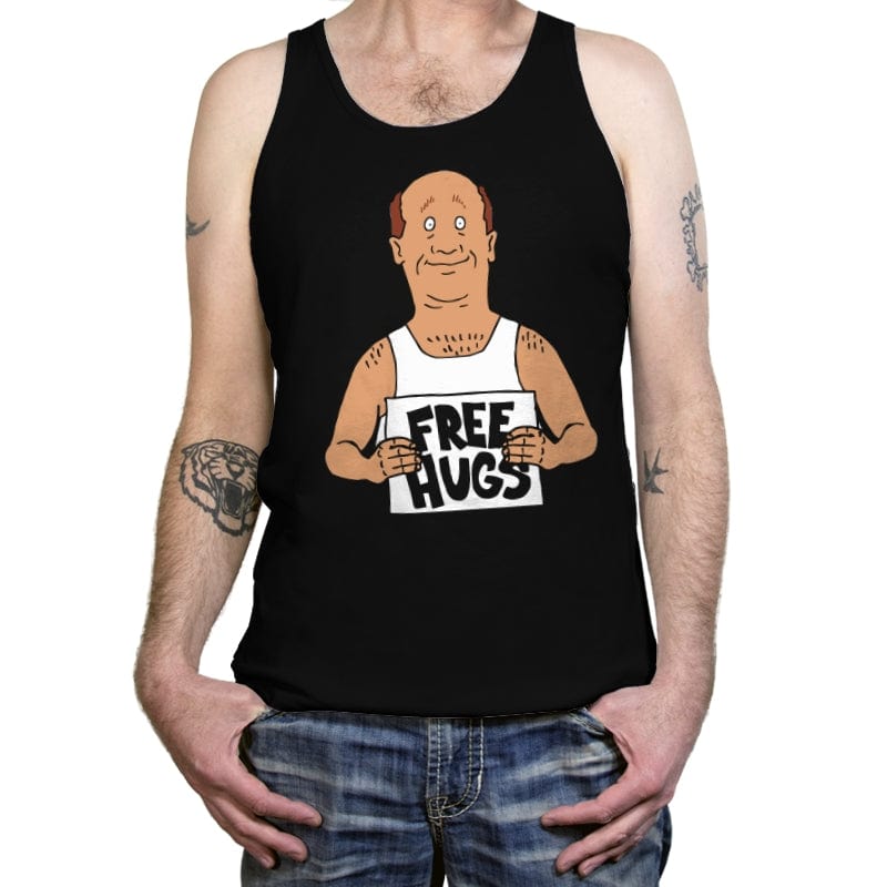 Free Hugs - Tanktop Tanktop RIPT Apparel X-Small / Black