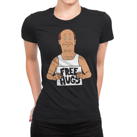 Free Hugs - Womens Premium T-Shirts RIPT Apparel Small / Black