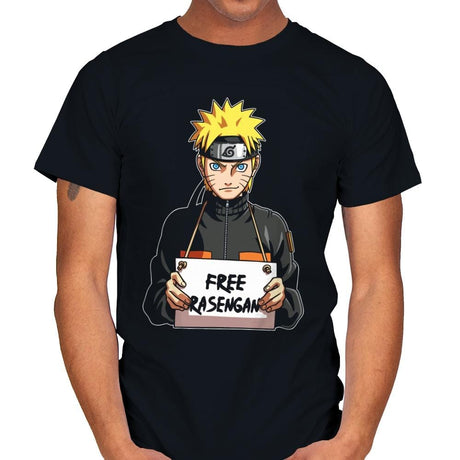 Free Rasengan - Mens T-Shirts RIPT Apparel Small / Black