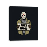 Freeday Hugs - Canvas Wraps Canvas Wraps RIPT Apparel 11x14 / Black