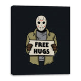 Freeday Hugs - Canvas Wraps Canvas Wraps RIPT Apparel 16x20 / Black