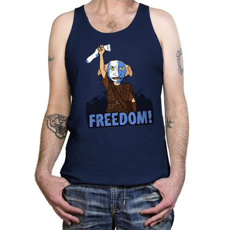 Freedobby - Raffitees - Tanktop Tanktop RIPT Apparel X-Small / Navy