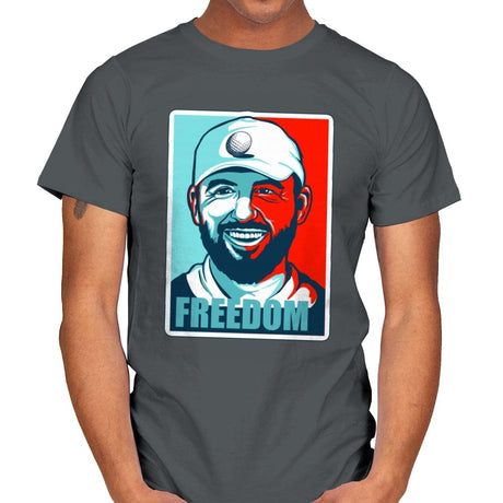 Freedom - Mens T-Shirts RIPT Apparel Small / Charcoal