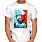 Freedom - Mens T-Shirts RIPT Apparel Small / White