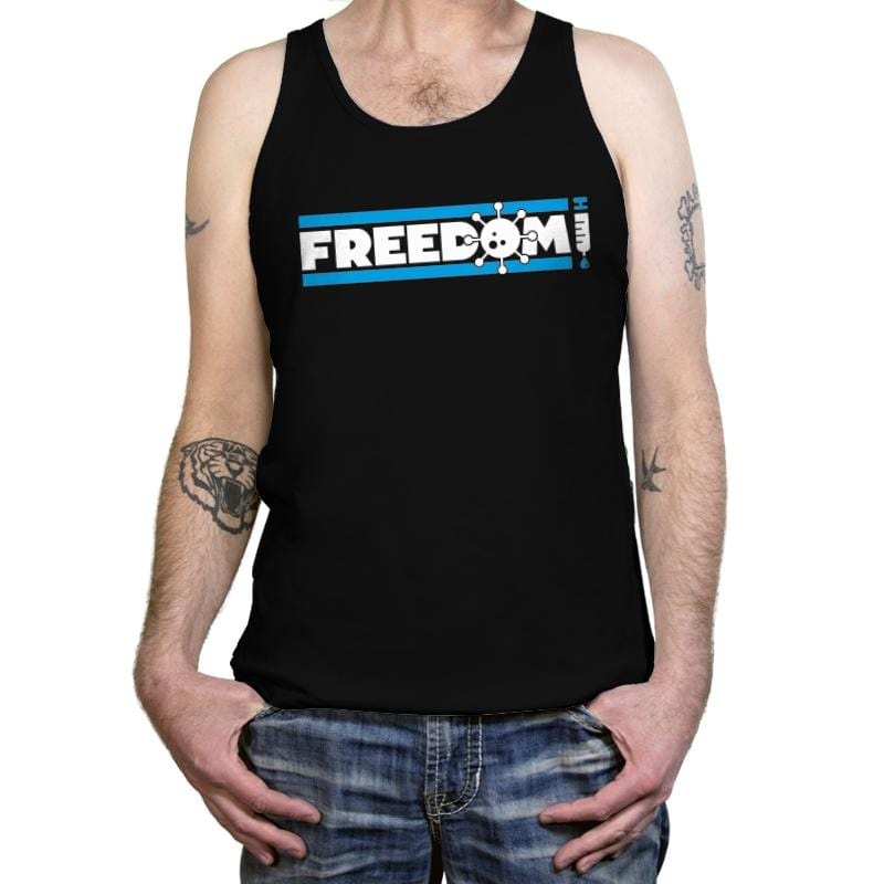 Freedom - Tanktop Tanktop RIPT Apparel X-Small / Black