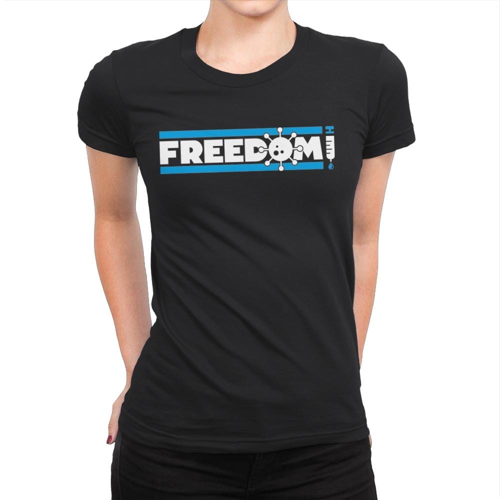 Freedom - Womens Premium T-Shirts RIPT Apparel Small / Black