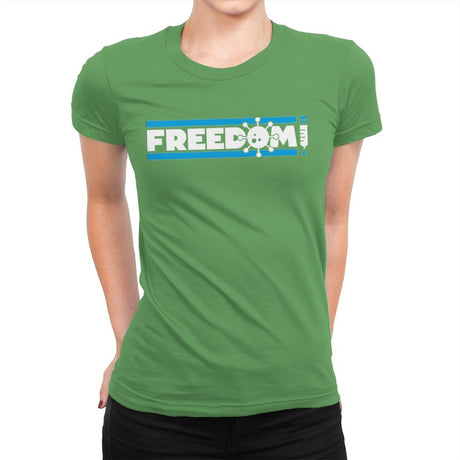 Freedom - Womens Premium T-Shirts RIPT Apparel Small / Kelly