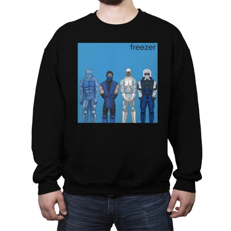 Freezer - Crew Neck Sweatshirt Crew Neck Sweatshirt RIPT Apparel Small / Black