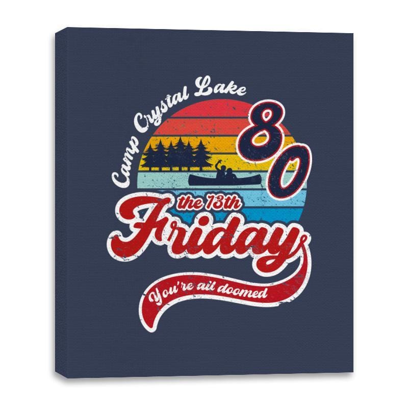 Friday 1980 - Canvas Wraps Canvas Wraps RIPT Apparel 16x20 / Navy