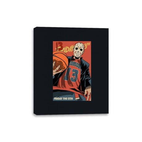 friday basketball - Canvas Wraps Canvas Wraps RIPT Apparel 8x10 / Black