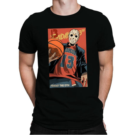 friday basketball - Mens Premium T-Shirts RIPT Apparel Small / Black