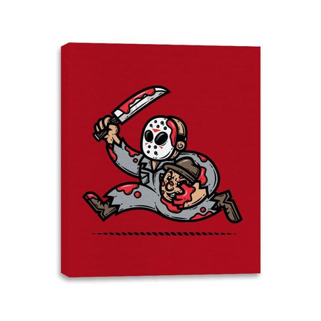 Friday Run - Canvas Wraps Canvas Wraps RIPT Apparel 11x14 / Red