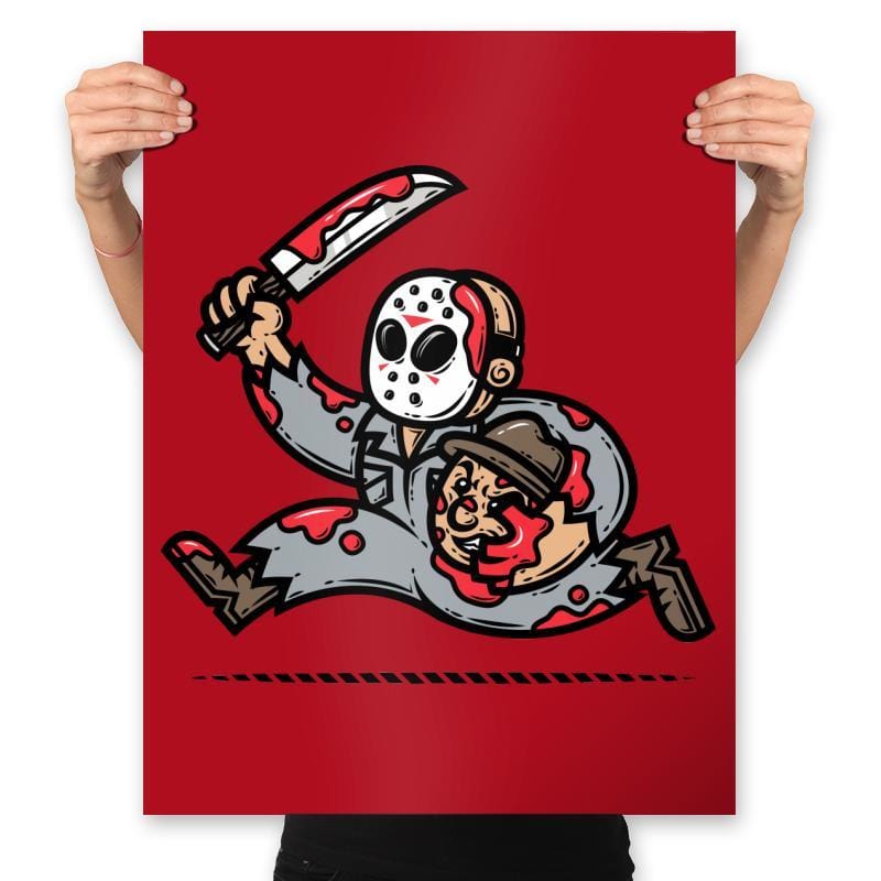 Friday Run - Prints Posters RIPT Apparel 18x24 / Red