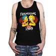 Friendzoned - Tanktop Tanktop RIPT Apparel X-Small / Black