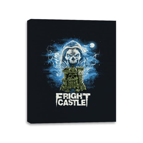 Fright Castle - Canvas Wraps Canvas Wraps RIPT Apparel 11x14 / Black