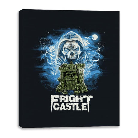 Fright Castle - Canvas Wraps Canvas Wraps RIPT Apparel 16x20 / Black