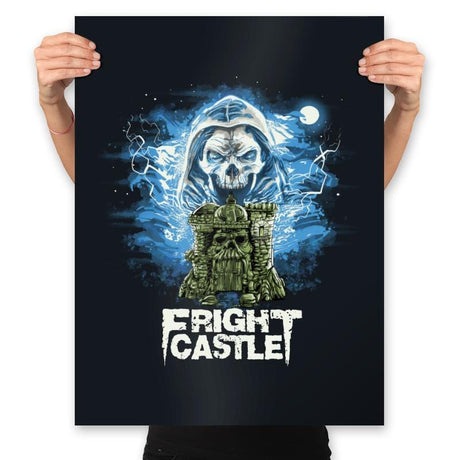 Fright Castle - Prints Posters RIPT Apparel 18x24 / Black