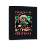 Fright Christmas - Canvas Wraps Canvas Wraps RIPT Apparel 11x14 / Black