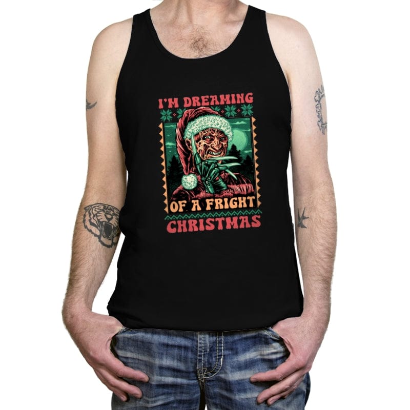 Fright Christmas - Tanktop Tanktop RIPT Apparel X-Small / Black