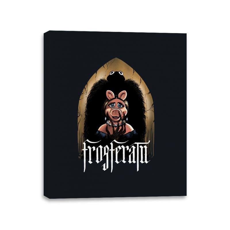 Frogferatu - Canvas Wraps Canvas Wraps RIPT Apparel 11x14 / Black