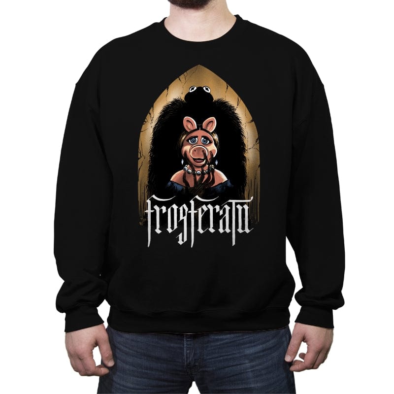 Frogferatu - Crew Neck Sweatshirt Crew Neck Sweatshirt RIPT Apparel Small / Black