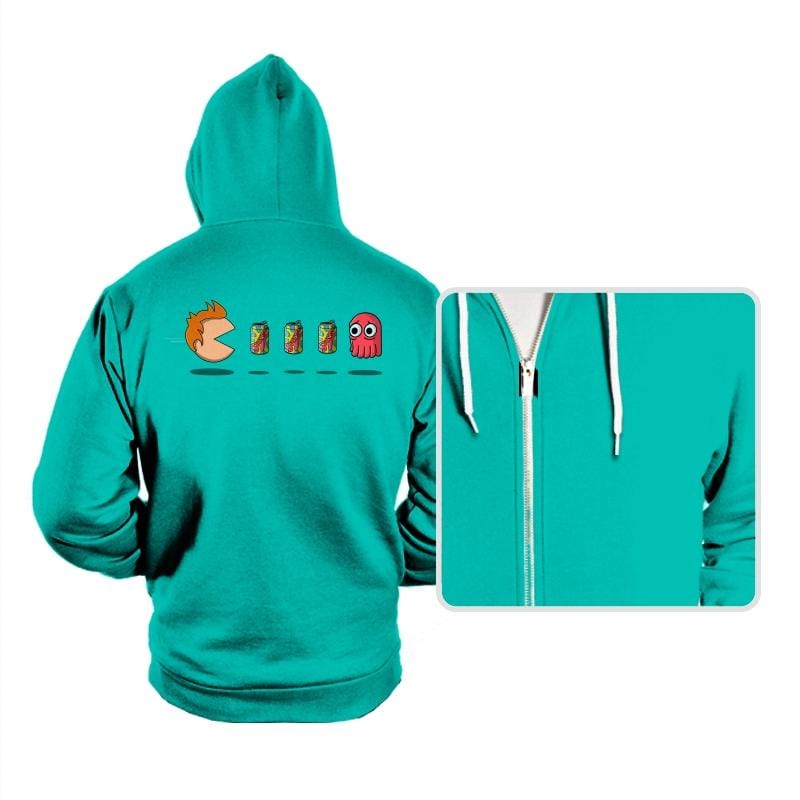 Fry-Man - Hoodies Hoodies RIPT Apparel Small / Teal