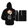 Full Metal Wing - Hoodies Hoodies RIPT Apparel Small / Black