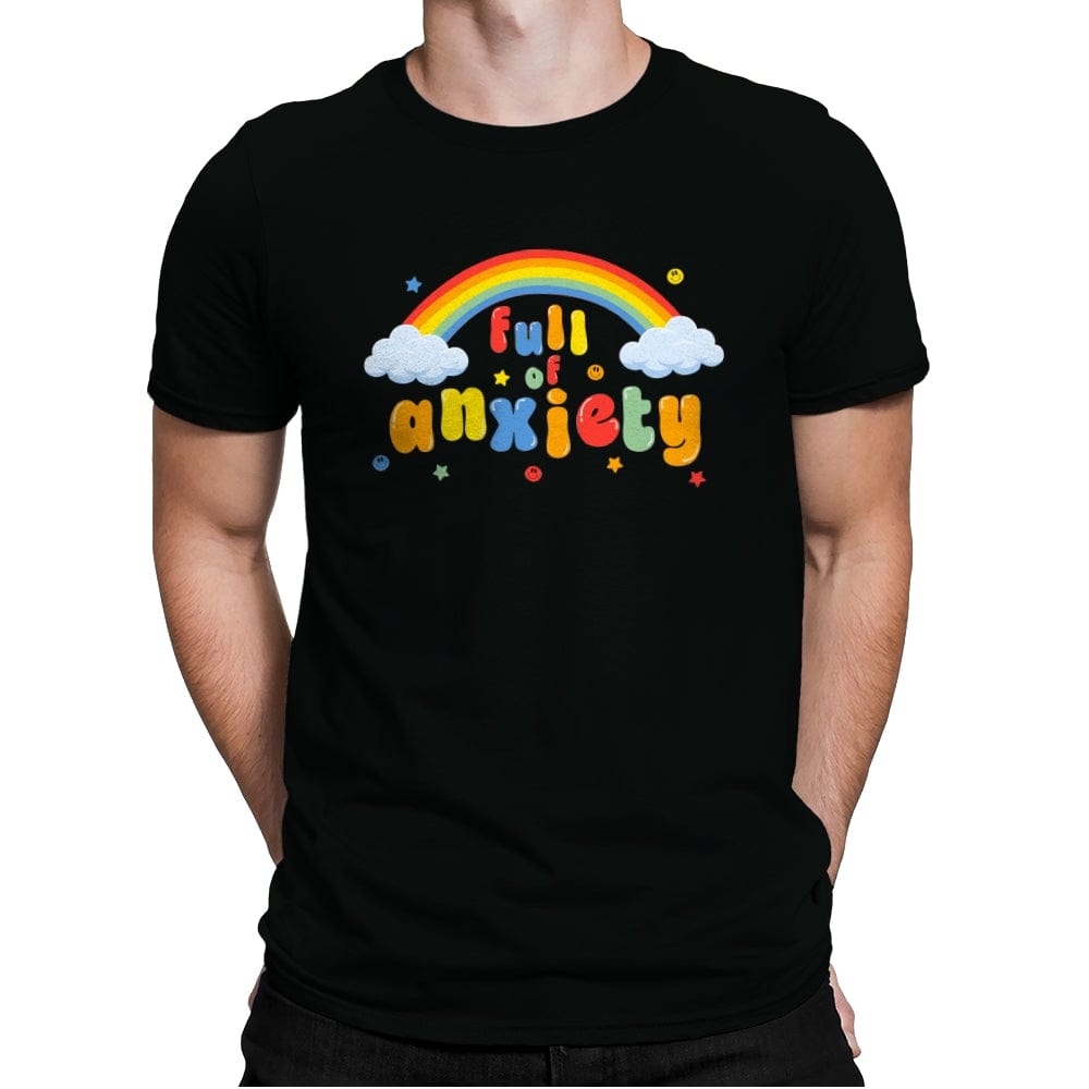 Full of Anxiety - Mens Premium T-Shirts RIPT Apparel Small / Black