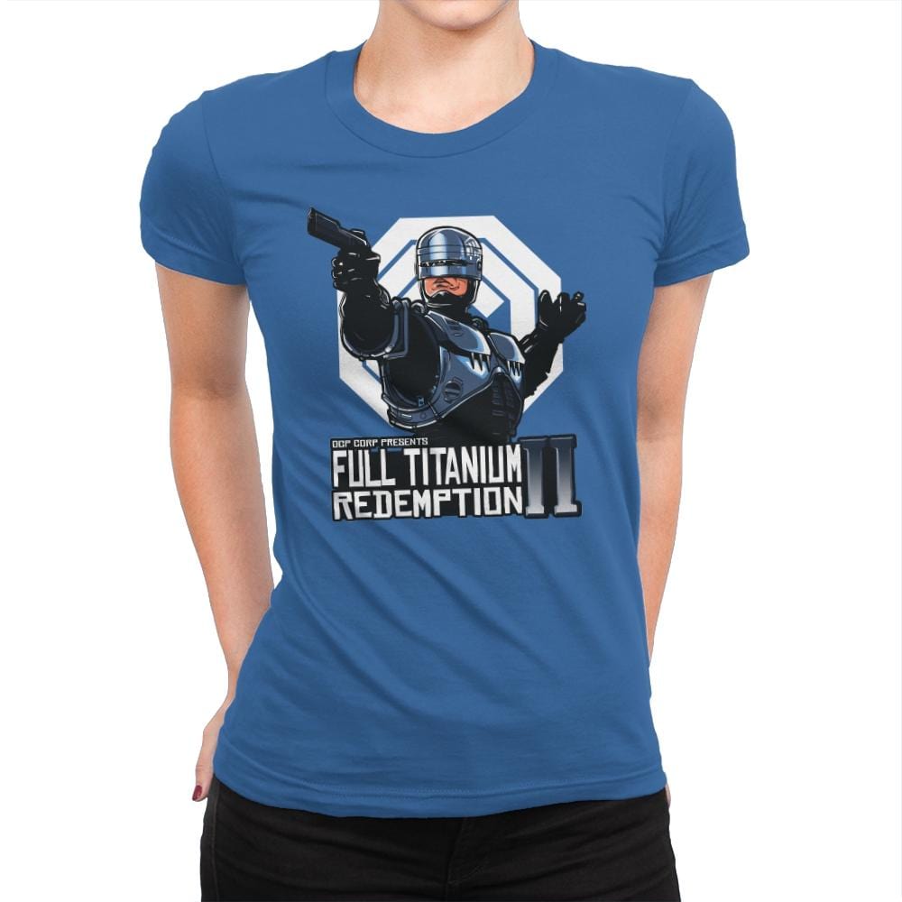 Full Titanium Redemption - Womens Premium T-Shirts RIPT Apparel Small / Royal