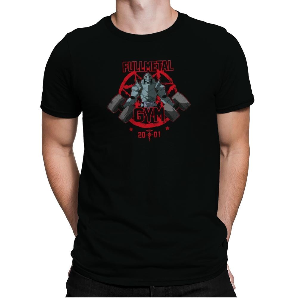 Fullmetal Gym Exclusive - Anime History Lesson - Mens Premium T-Shirts RIPT Apparel Small / Black