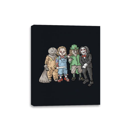 Fun Size Horror - Canvas Wraps Canvas Wraps RIPT Apparel 8x10 / Black