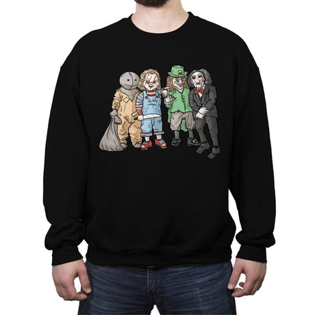 Fun Size Horror - Crew Neck Sweatshirt Crew Neck Sweatshirt RIPT Apparel Small / Black