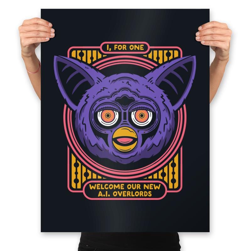 Furry Overlords - Prints Posters RIPT Apparel 18x24 / Black