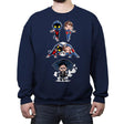 Fusion Number 5 - Crew Neck Sweatshirt Crew Neck Sweatshirt RIPT Apparel Small / Navy