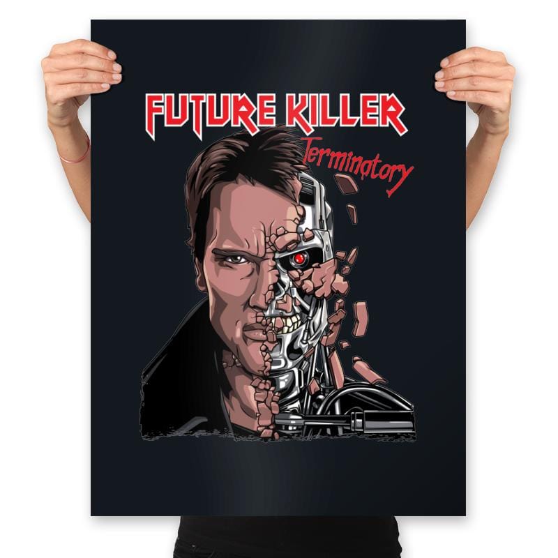 Future Killer - Prints Posters RIPT Apparel 18x24 / Black