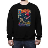 Future Surfer - Crew Neck Sweatshirt Crew Neck Sweatshirt RIPT Apparel Small / Black