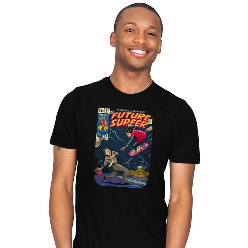 Future Surfer - Mens T-Shirts RIPT Apparel Small / Black