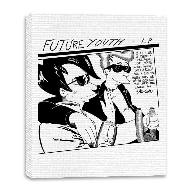 Future Youth - Canvas Wraps Canvas Wraps RIPT Apparel 16x20 / White