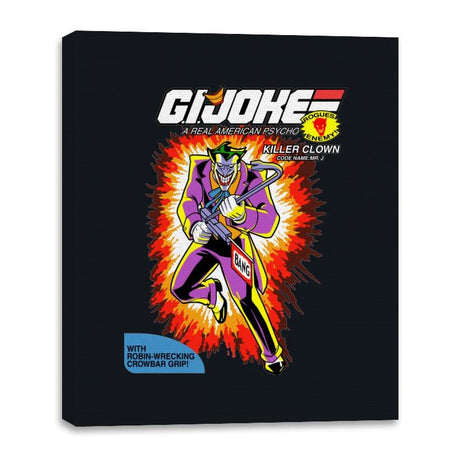 G.I. Joke - Canvas Wraps Canvas Wraps RIPT Apparel 16x20 / Black