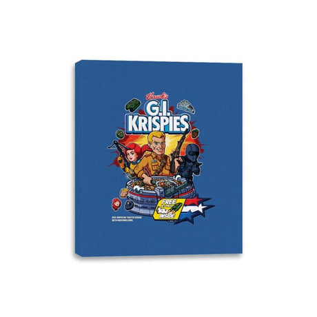 G.I. Krispies - Canvas Wraps Canvas Wraps RIPT Apparel 8x10 / Royal