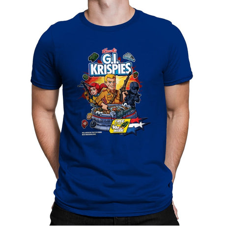 G.I. Krispies - Mens Premium T-Shirts RIPT Apparel Small / Royal