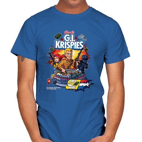 G.I. Krispies - Mens T-Shirts RIPT Apparel Small / Royal