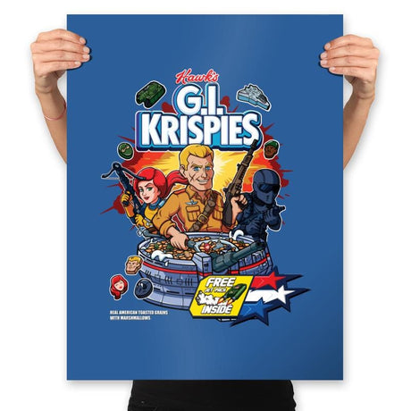 G.I. Krispies - Prints Posters RIPT Apparel 18x24 / Royal